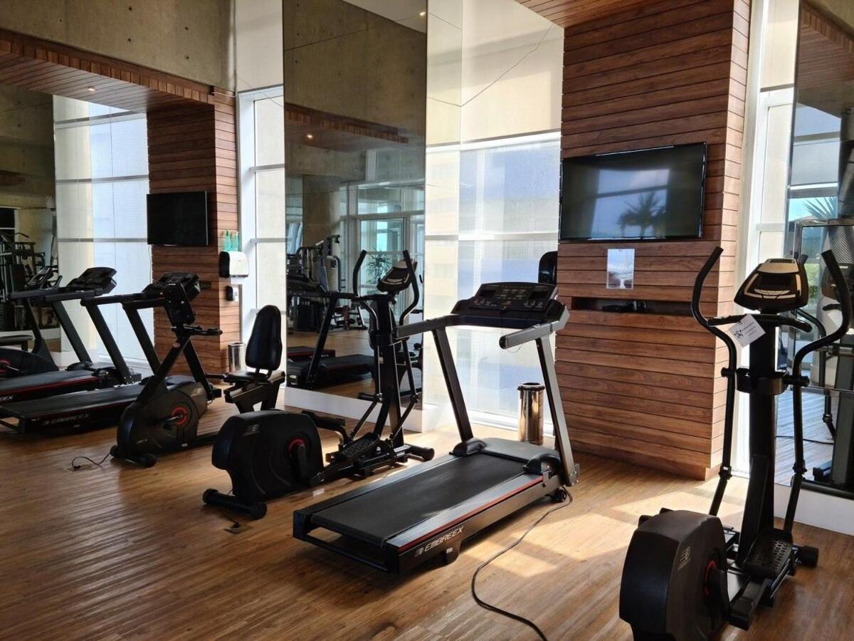 Studio Moderno Em Condominio De Luxo Pe Na Areia Santos  Esterno foto