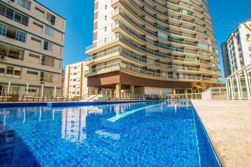 Studio Moderno Em Condominio De Luxo Pe Na Areia Santos  Esterno foto