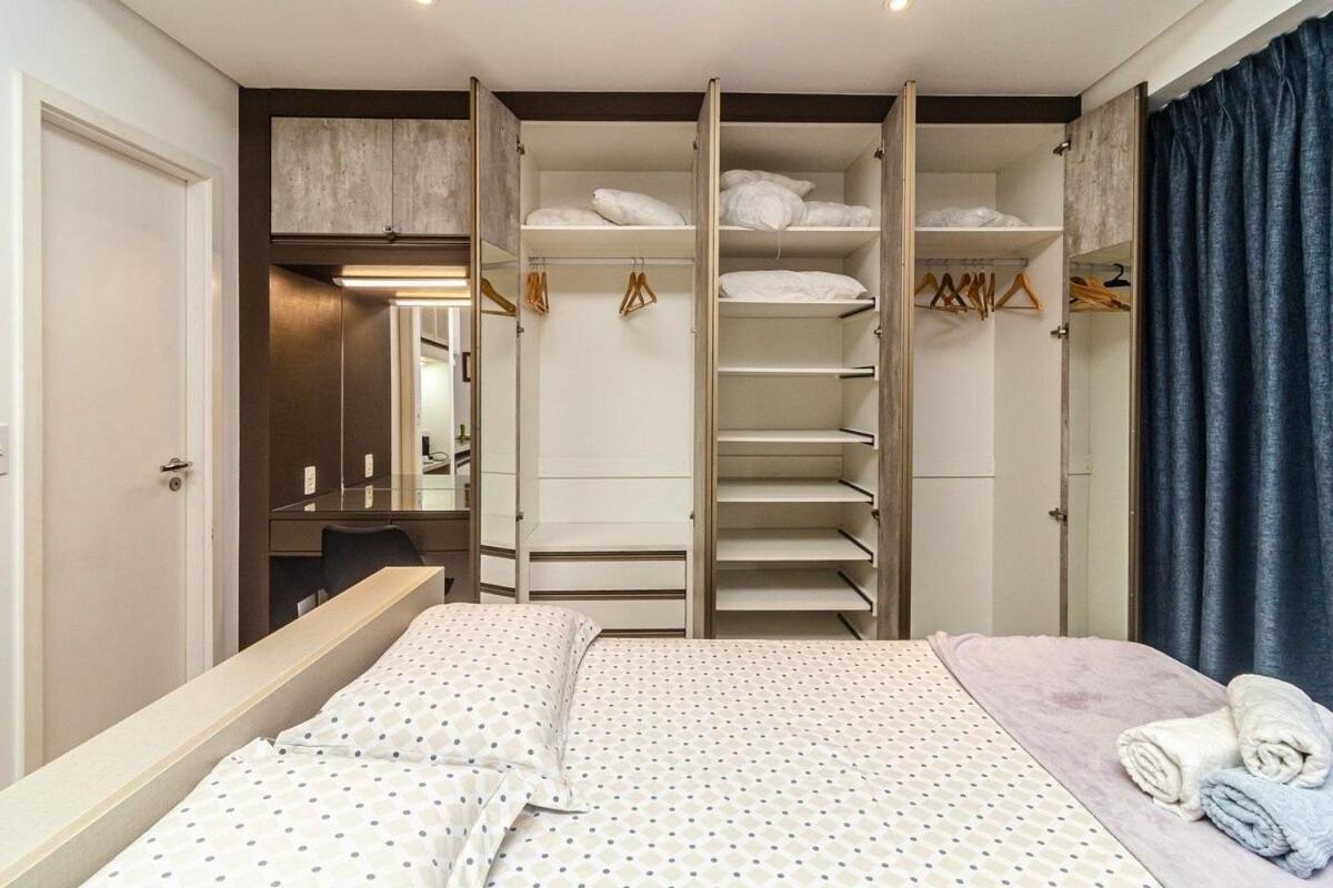 Studio Moderno Em Condominio De Luxo Pe Na Areia Santos  Esterno foto