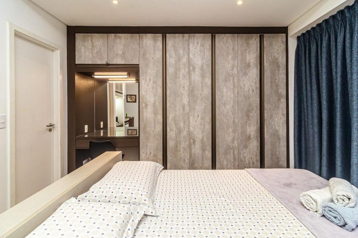 Studio Moderno Em Condominio De Luxo Pe Na Areia Santos  Esterno foto