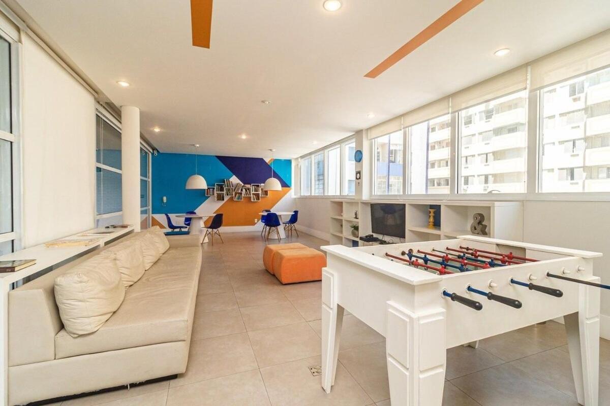 Studio Moderno Em Condominio De Luxo Pe Na Areia Santos  Esterno foto