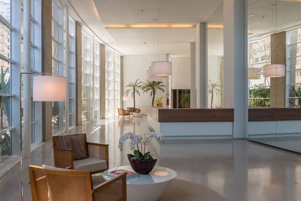 Studio Moderno Em Condominio De Luxo Pe Na Areia Santos  Esterno foto